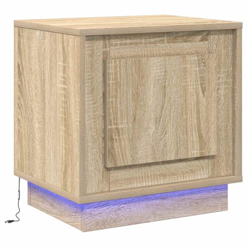 Нощен шкаф Сонома дъб 44 x 34,5 x 45 см Инженерно дърво