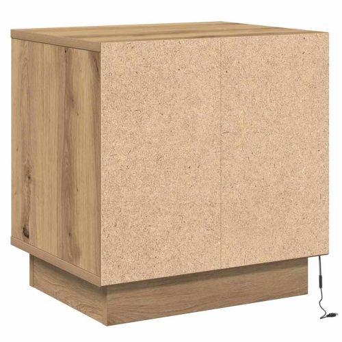 Нощен шкаф 2 pcs Дъб 44 x 34,5 x 45 см Инженерно дърво