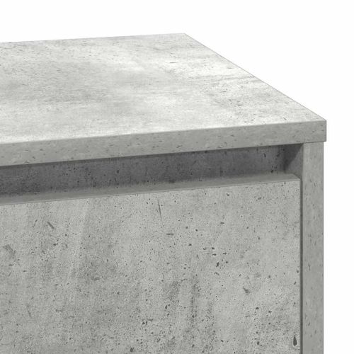 Нощен шкаф Циментено сиво 71 x 34,5 x 75 см Инженерно дърво