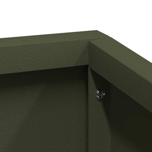 Градинска саксия Маслиненозелено 60 x 60 x 50 см