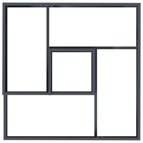 Градинска саксия Антрацит 80 x 80 x 50 см