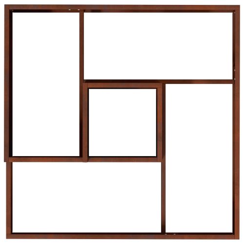 Градинска саксия Ръждясало 80 x 80 x 50 см Кортенова стомана