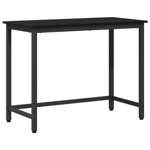 Маса Черния дъб 80 x 50 x 76,5 см Инженерна дървесина и стомана