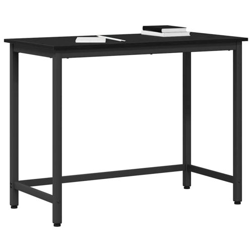 Маса Черния дъб 80 x 50 x 76,5 см Инженерна дървесина и стомана