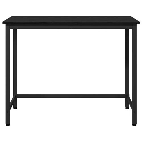 Маса Черния дъб 80 x 50 x 76,5 см Инженерна дървесина и стомана