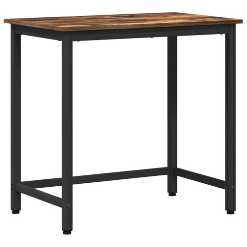 Маса Димян дъб 100 x 50 x 76,5 см Инженерна дървесина и стомана