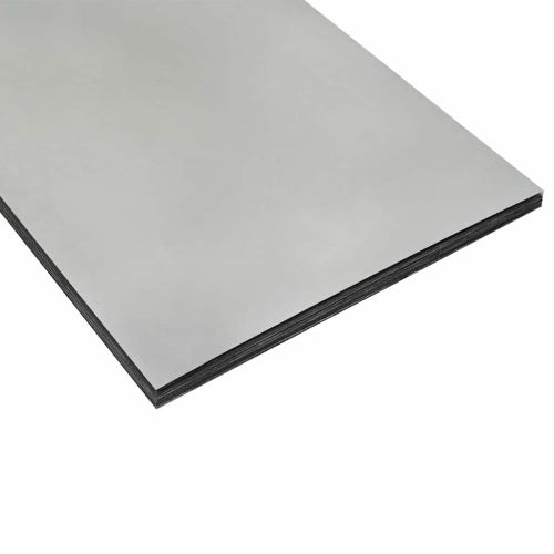 Саксия с колона Сребристо 35 x 35 x 73 см Поцинкована стомана