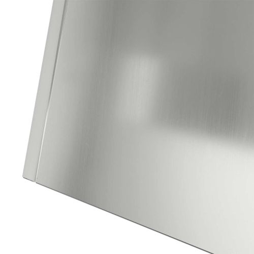 Саксия с колона Сребристо 35 x 35 x 73 см Поцинкована стомана