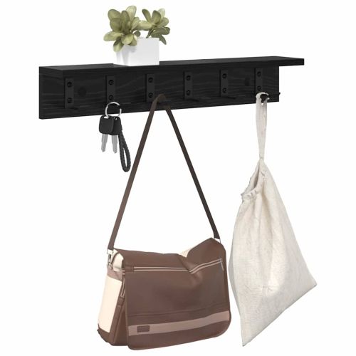 Стенен закачалка за палта Черния дъб 60 x 10,5 x 10,5 см
