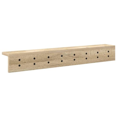 Стенен закачалка за палта Сонома дъб 80 x 10,5 x 10,5 см
