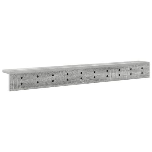 Стенен закачалка за палта Сив Сонома 100 x 10,5 x 10,5 см