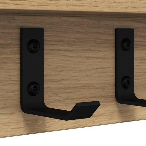 Стенен закачалка за палта Дъб 100 x 10,5 x 10,5 см