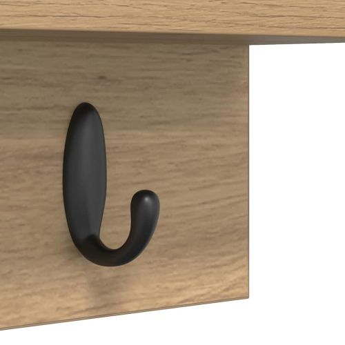 Стенен закачалка за палта Дъб 60 x 10,5 x 18 см Инженерно дърво