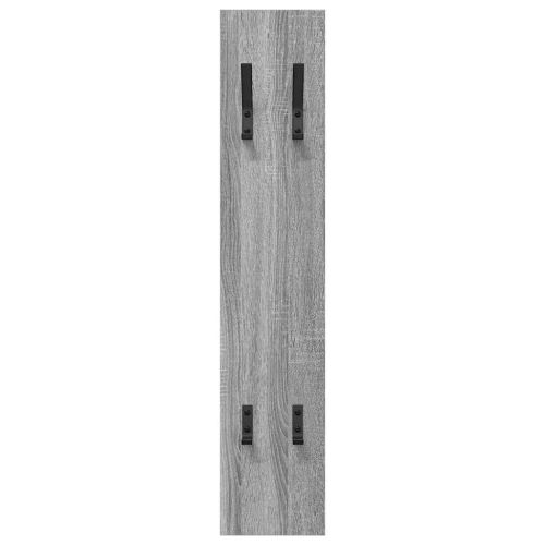 Стенен закачалка за палта Сив Сонома 20 x 1,5 x 100 см