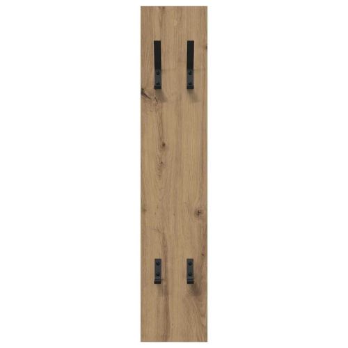 Стенен закачалка за палта Дъб 20 x 1,5 x 100 см Инженерно дърво