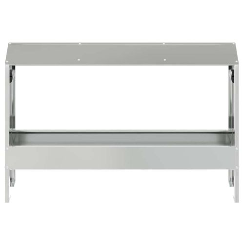 Хранилка за пилета Сребрист 81 x 32 x 53,5 см