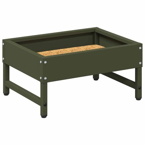 Хранилка за птици Маслинено зелено 80 x 28 x 13.5 см