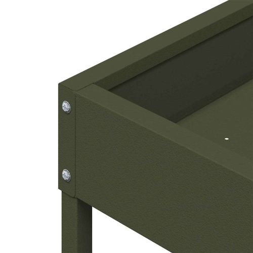 Хранилка за птици Маслинено зелено 80 x 28 x 13.5 см