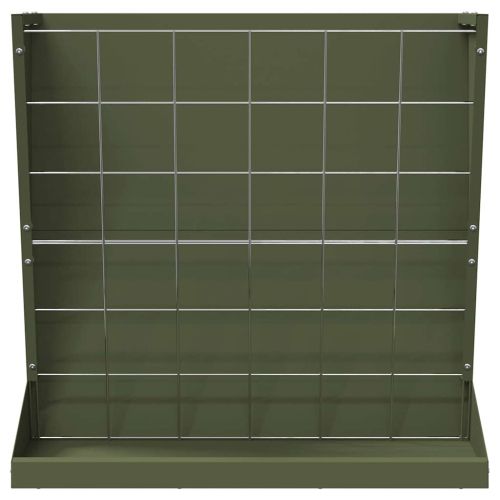 Хранилка за сено Маслинено зелено 71 x 33 x 70 см