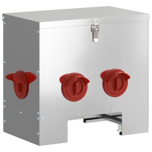 Кокошарник Сребрист 40,5 x 25 x 38 см Галванизирана стомана