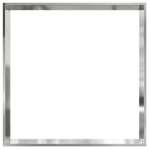 Ограда за трева 6 бр. 60 x 60 x 13 см Поцинкована стомана