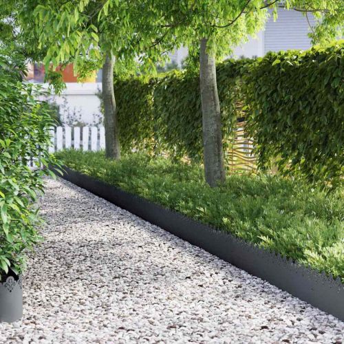 Ограничители за тревни площи 20 pcs Антрацит 103 x 0,05 x 22 см