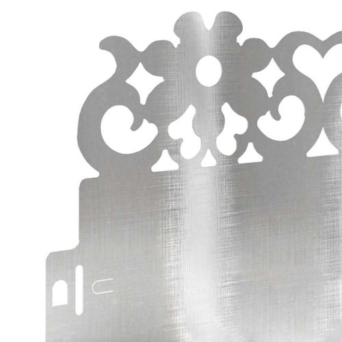 Ограничители за тревни площи 20 pcs Сребрист 103 x 0,05 x 22 см