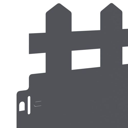 Ограничители за тревни площи 30 pcs Антрацит 103 x 0,05 x 22 см