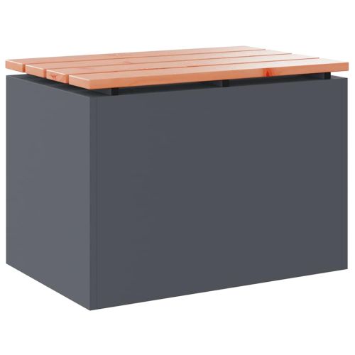 Градинска пейка Антрацит 60 x 40 x 43 см Стомана