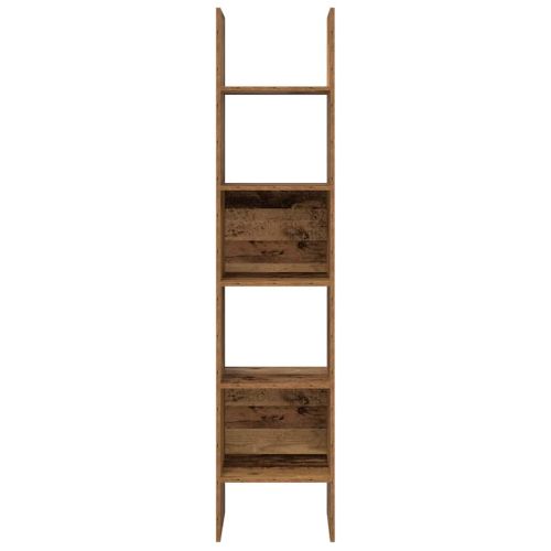 Шкаф за книги 5 нива 40 x 35 x 180 см Инженерна дървесина