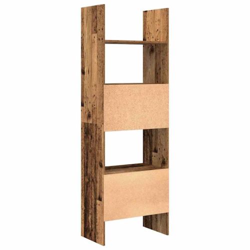 Шкаф за книги Старо дърво 60 x 35 x 180 см Инженерно дърво