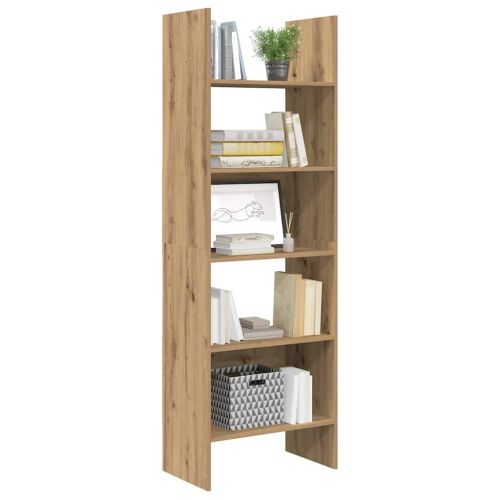 Шкаф за книги Дъб 60 x 35 x 180 см Инженерно дърво