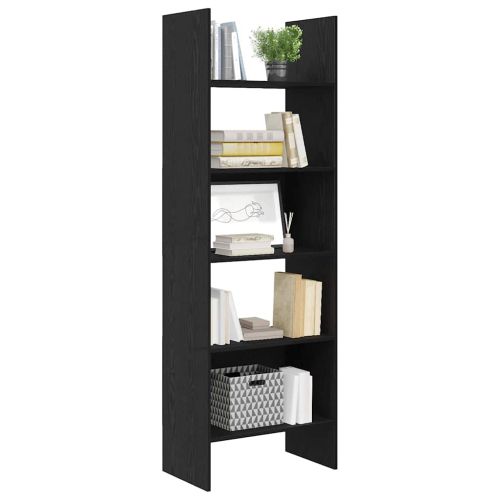 Шкаф за книги Черния дъб 60 x 35 x 180 см Инженерно дърво