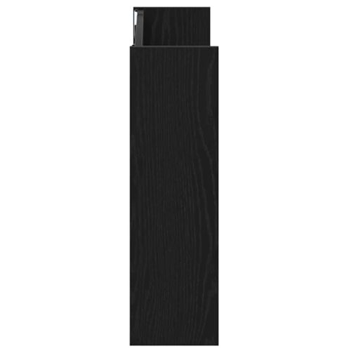 Шкаф за обувки Черния дъб 82 x 18 x 60 см Инженерно дърво