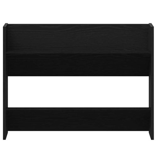 Шкаф за обувки Черния дъб 82 x 18 x 60 см Инженерно дърво