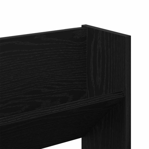 Шкаф за обувки Черния дъб 82 x 18 x 60 см Инженерно дърво
