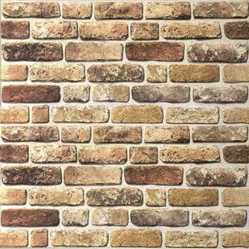 Стенни панели 10 pcs Тъмен пясък 100 x 50 cm EPS пяна