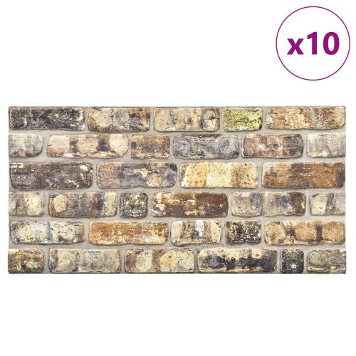 Стенни панели 10 pcs Многоцветен 100 x 50 cm EPS пяна