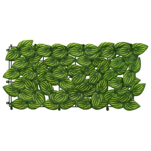 Завеса за балкон с листа Зелен и жълт 600 x 100 cm