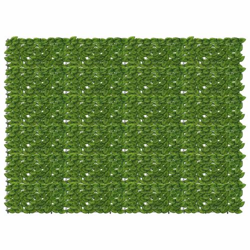 Завеса за балкон с листа Зелен и жълт 200 x 150 cm