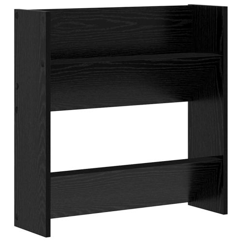 Шкаф за обувки Черния дъб 60 x 18 x 60 см Инженерно дърво