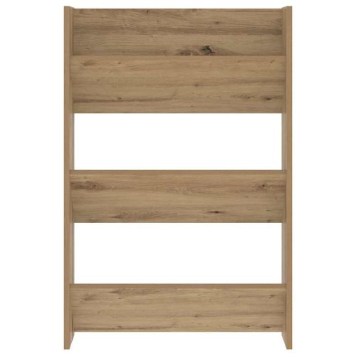 Шкаф за обувки с рафт 2 pcs Дъб 60 x 18 x 90 см Инженерно дърво