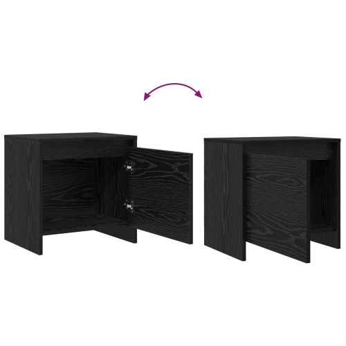 Нощен шкаф Черния дъб 45 x 34 x 44,5 см Инженерна дървесина
