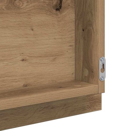 Огледало Дъб 90 x 8,5 x 37 см Инженерна дървесина