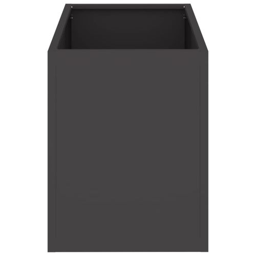 Градинска саксия Черно 50 x 32 x 40 см