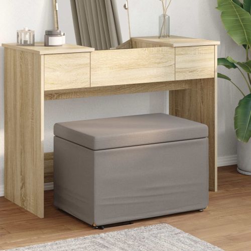 Стук Таупе 61 x 41 x 40 см Текстил и конструирано дърво