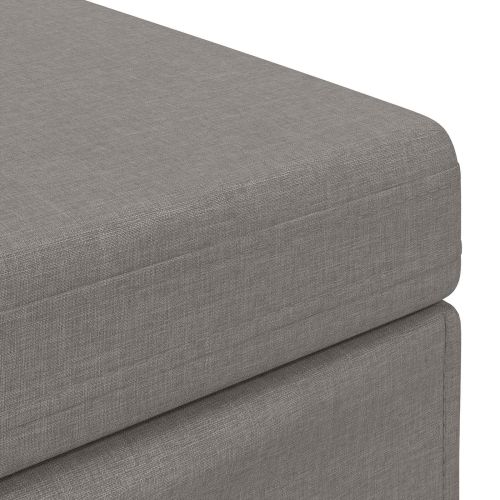 Стук Таупе 81 x 41 x 40 cm Текстил и конструирано дърво