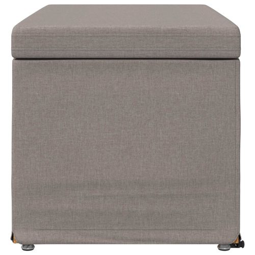 Стук Таупе 81 x 41 x 40 cm Текстил и конструирано дърво
