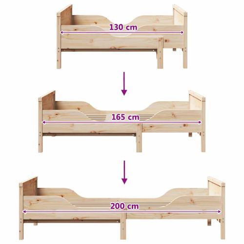 Рамка за легло с таблото Кафяво 80 x 200 cm Инженерна дървесина