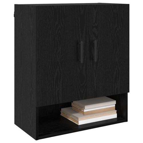 Стенно шкафче Черния дъб 60 x 31 x 70 см Инженерно дърво